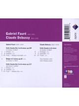 Sonates de FAURÉ et DEBUSSY pour Violoncelle - Paul TORTELIER