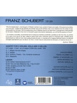 SCHUBERT : Quintette et Lieder - Franz SCHUBERT - Partition