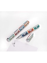 Stylo roller en métal, brillant MUSIC TAPE TROIKA 