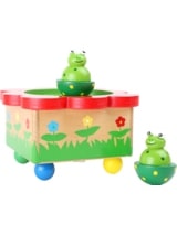 Boîte à musique Grenouilles - Jeu musical pour enfant - Accessoire