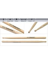 Baguette Rohema Classic 5A Hickory - Baguettes de Batterie