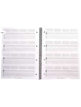 Cahier de Musique Tablature Guitare - Cahier de Musique