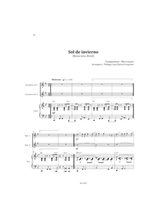 Latino Tour Saxophone - Maximiliano Lizana - Partition - Saxophone