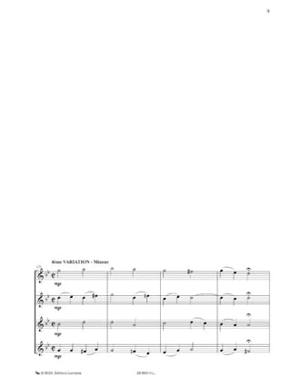 Variations sur un Choral de Schumann - Robert Schumann - Partition