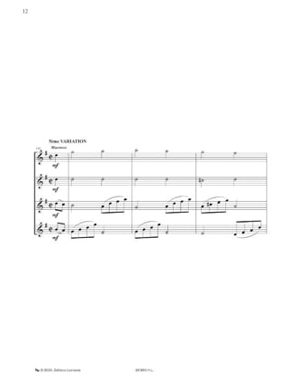 Variations sur un Choral de Schumann - Robert Schumann - Partition