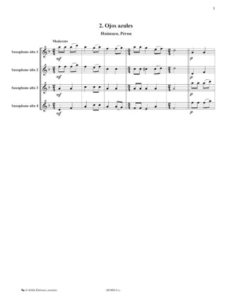 Un Après-Midi en... Amérique Latine - Partition - Saxophone