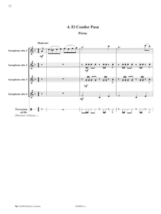 Un Après-Midi en... Amérique Latine - Partition - Saxophone