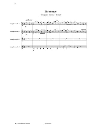 Un Après-Midi Chez... Mozart - MOZART - Partition - Saxophone