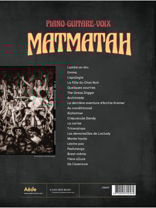 30 Ans - 20 Titres - Matmatah - Partition - Pop / Rock