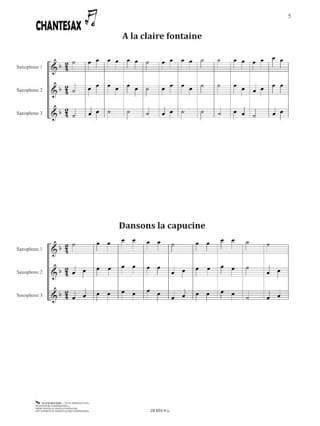 ChanteSax - Catherine Baert - Partition - Saxophone