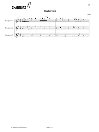ChanteSax - Catherine Baert - Partition - Saxophone