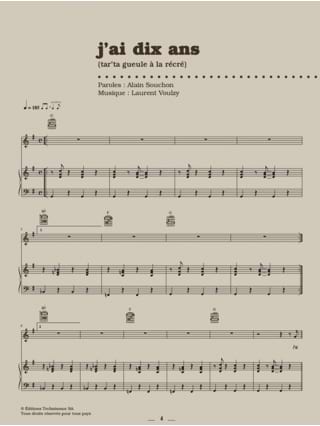Studio Saint-Germain - Alain Souchon - Partition - Chanson française