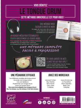 Méthode Tongue Drum - Débutant - COUP DE POUCE - Partition