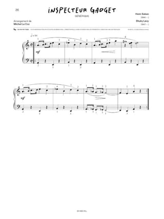 Dessins Animés au Piano - Partition - Musique de film
