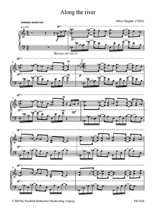 Along the River - Oliver Ringleb - Partition - Piano