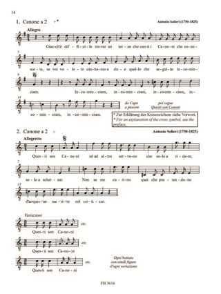 Die Dietrischstein-Manuskripte - Vol. 1 - SALIERI - Partition
