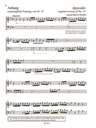 Die Dietrischstein-Manuskripte - Vol. 1 - SALIERI - Partition