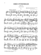 3 Intermezzi Opus 117. - BRAHMS - Partition - Piano