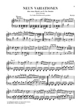 Variations Pour Piano, Volume 1 - BEETHOVEN - Partition - Piano