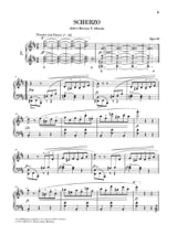 4 Scherzi - Relié - CHOPIN - Partition - Piano