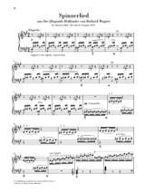 Spinnerlied - WAGNER - Partition - Piano