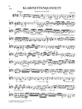 Quintette avec clarinette en si mineur op. 115 - BRAHMS - Partition