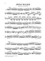 12 Valses - Contrebasse - Domenico Dragonetti - Partition