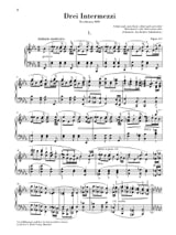 3 Intermezzi Op. 117 - BRAHMS - Partition - Piano