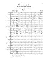 Missa Solemnis op. 123 - BEETHOVEN - Partition - Petit format