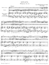 Triosonate C-Dur Wq 147 - Flöte Violine u. Bc