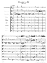 Brandenburgisches Konzert Nr. 4 G-Dur BWV 1049 - Conducteur - BACH