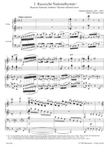 Souvenir de la Russie. 4 Mains - BRAHMS - Partition - Piano