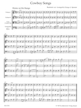 Cowboy Songs for Strings - George A. Speckert - Partition - Quatuors
