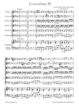 Concertino n° 4 f-moll - Partitur