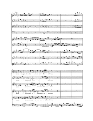 Magnificat Es-Dur BWV 243a - Partitur - BACH - Partition