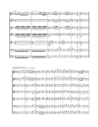 Serenade ut mineur KV 388 - Score - MOZART - Partition - Petit format