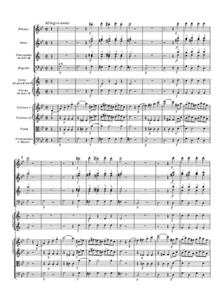 Symphonie Nr. 40 g-moll KV 550 2. Fassung - Partitur - MOZART
