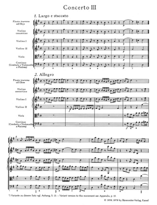 Concerto Grosso Sol majeur - HAENDEL - Partition - Petit format