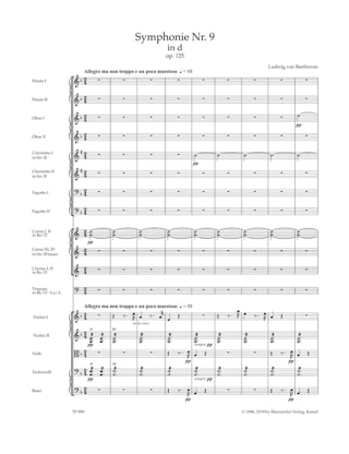 Symphonie n° 9 en Ré Mineur - Conducteur - BEETHOVEN - Partition