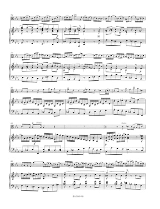Concerto pour Alto en Mi bémol Majeur - BACH - Partition - Alto