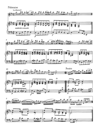 Ouverture en si mineur BWV 1067 - BACH - Partition