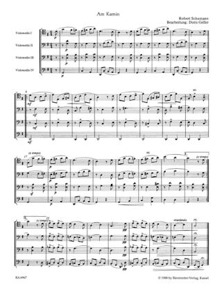 Violoncello x 4. Beliebte Werke des 19. Jahrhunderts in Bearbeitungen für 4 Cell