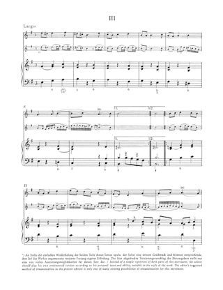 Sonate en mi mineur - Francesco Geminiani - Partition - Hautbois