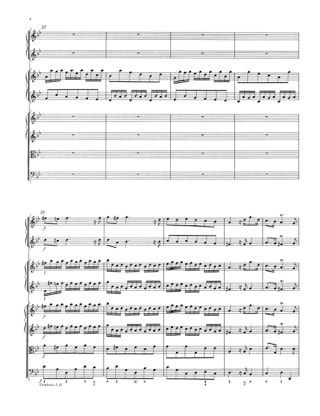 Concerto Grosso op. 3 N° 2 für 2 Violinen, 2 Violoncelli u. B.C.