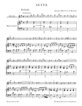 Suite E-Moll - Altblockflöte O. Querflöte U. Bc Op 5 N° 2