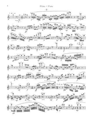 Flötenstück Neunphasig op. 171 - Flöte Klavier - Ernst Krenek