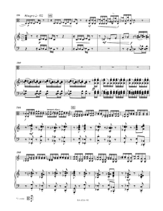 Rhapsody-Concerto - Viola Klavier - MARTINU - Partition - Alto