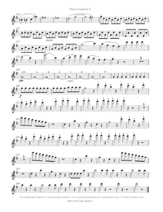Ouverture des Noces de Figaro arrangée pour 4 flutes - MOZART