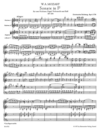 Sämtliche Kirchensonaten - Heft 2 - MOZART - Partition - Trios