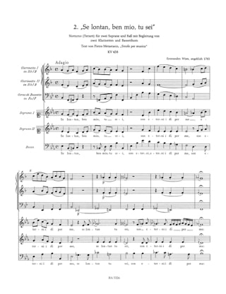 6 Notturni Kanzonetten - Partitur - MOZART - Partition - Grand format